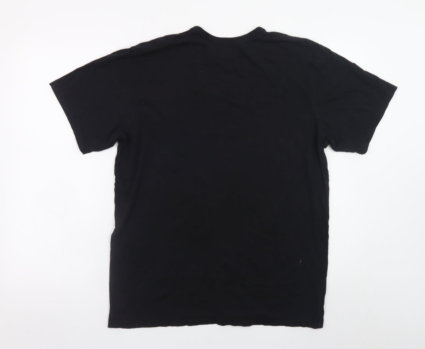 Calvin Klein Men's Black Crew Neck Short Sleeve T-Shirt Size L