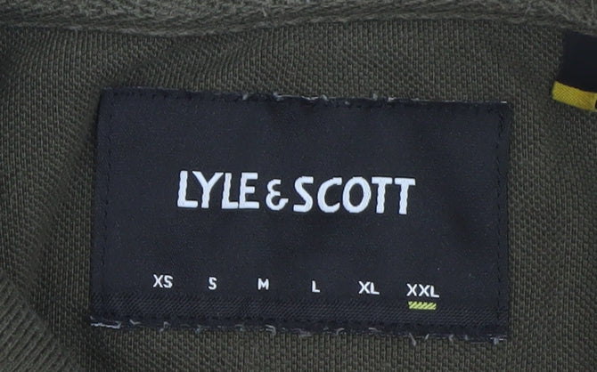 Lyle & Scott Men's Green 2XL Cotton Polo Shirt