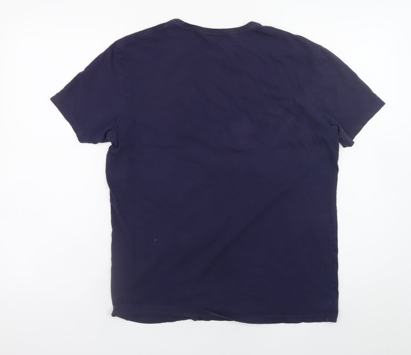 Timberland Men's Blue Slim Fit Short Sleeve Cotton T-Shirt M