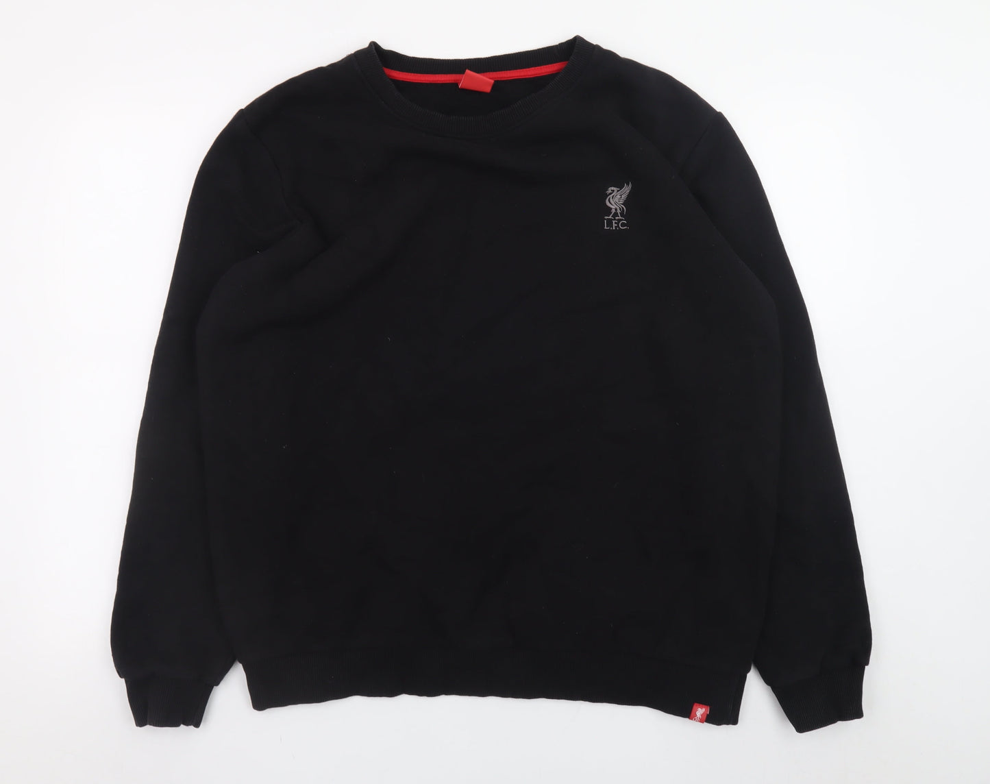 LFC Men’s Black XL Pullover Crew Neck Sweatshirt Fleece