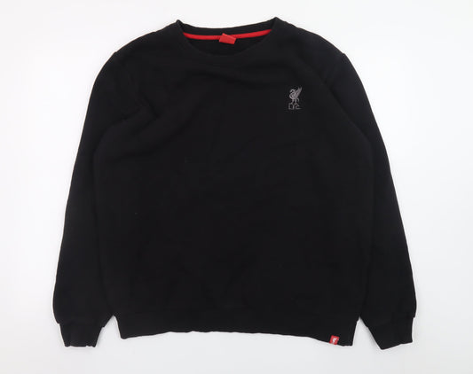 LFC Men’s Black XL Pullover Crew Neck Sweatshirt Fleece