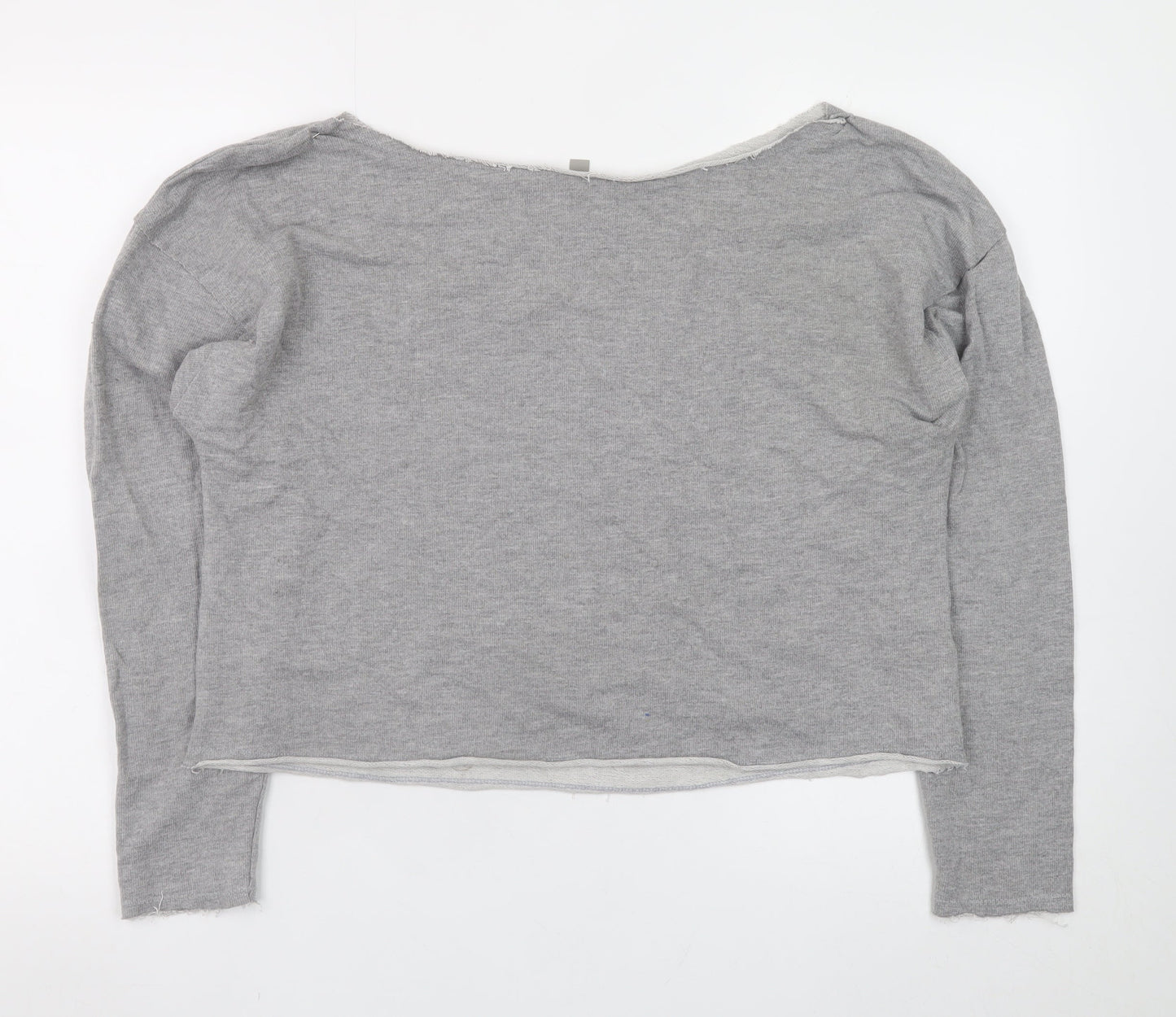 ASOS Women’s Grey Long Sleeve Basic Jersey Top Size 12