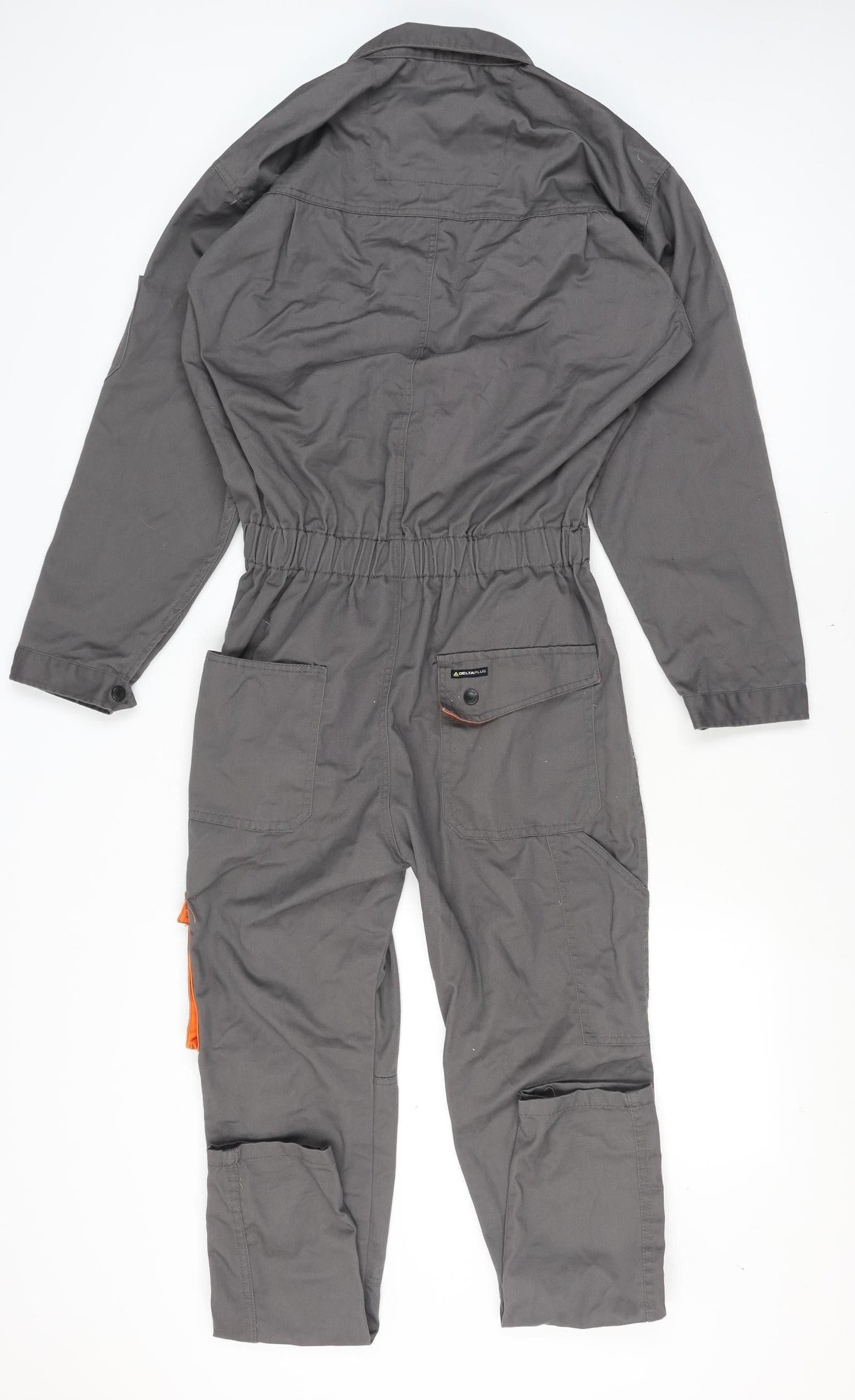 Deltaplus Men's Grey Cargo Workwear Trousers M Regular Fit
