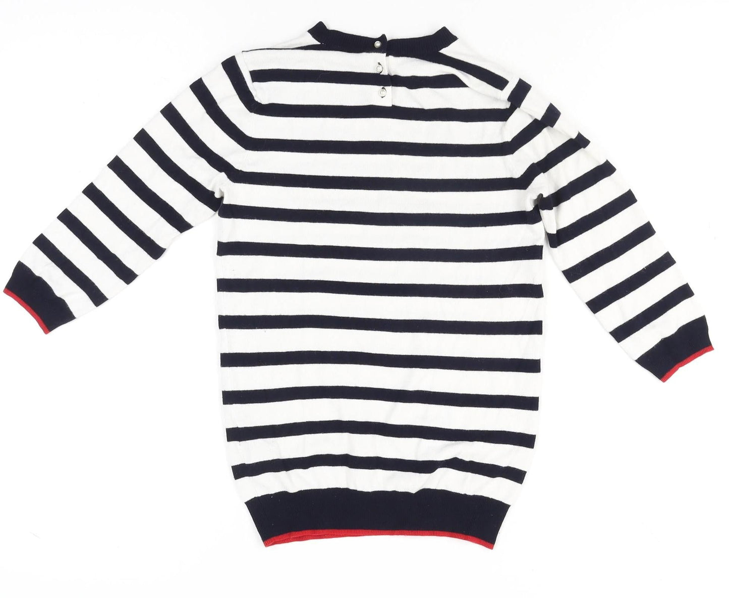Zara Women’s Multicoloured Striped Crew Neck Knit Jumper Size S