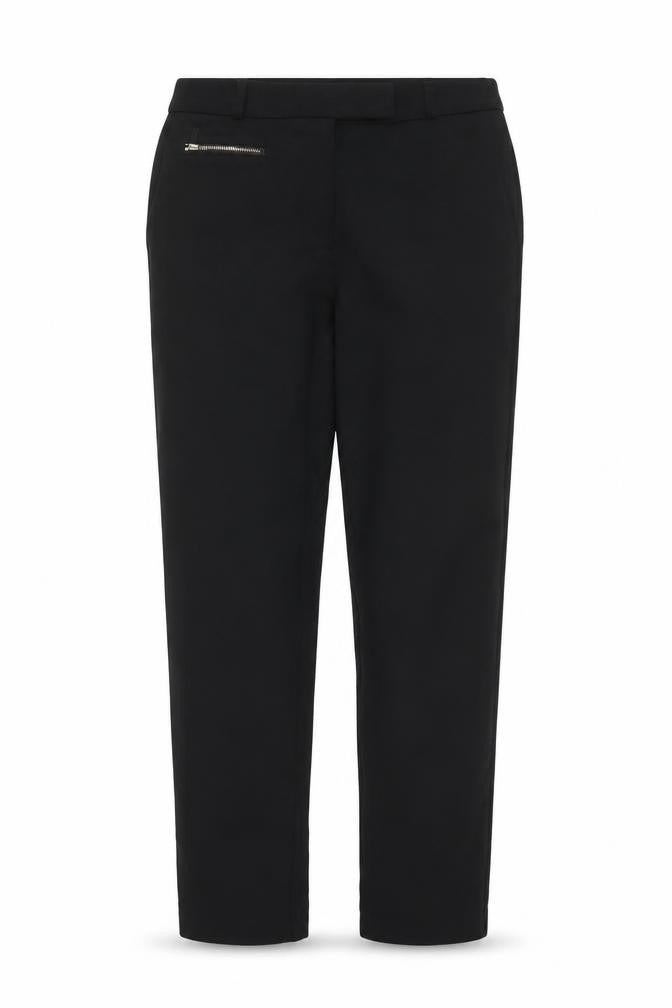 Nutmeg Women Black Slim Fit Stretch Trousers Size 10