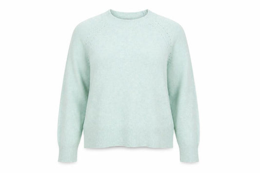 Oasis Women's Green Crew Neck Knit Pullover Jumper Size 12