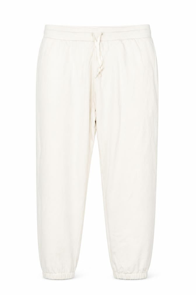 Marks & Spencer Men's Ivory 2XL Regular Cotton Blend Jogger Trousers