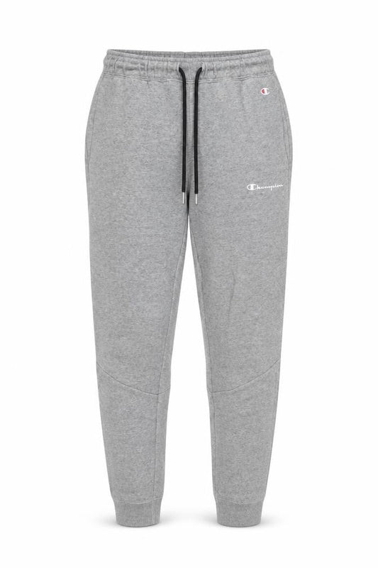 Champion Men's Grey Small Jogger Trousers with Drawstring Waist