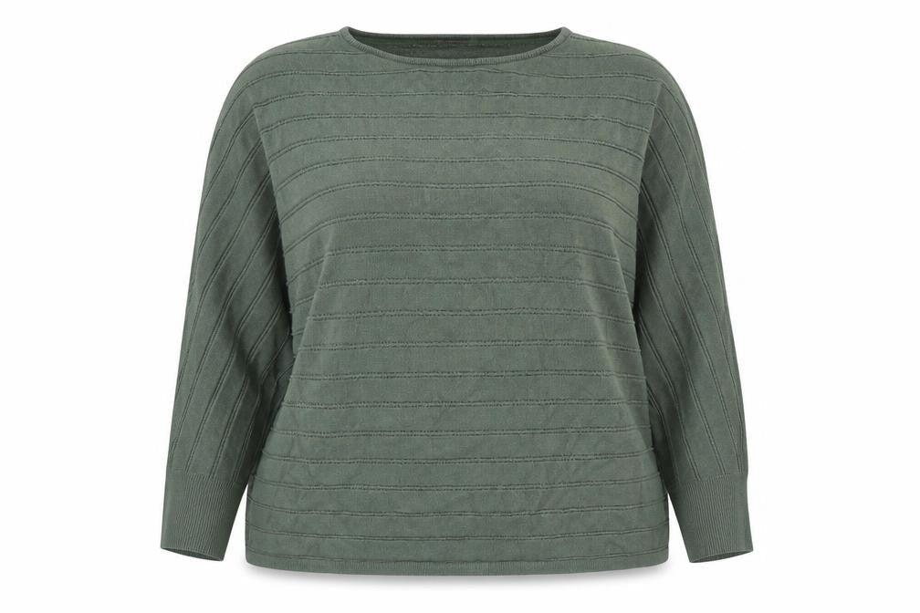 Cyrus Women Green 18 Plus Pullover Knit Jumper