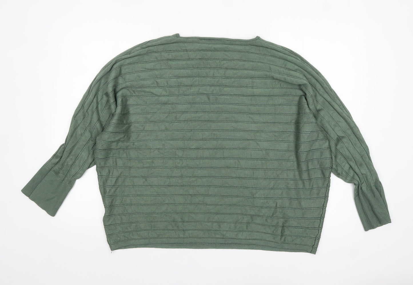 Cyrus Women Green 18 Plus Pullover Knit Jumper