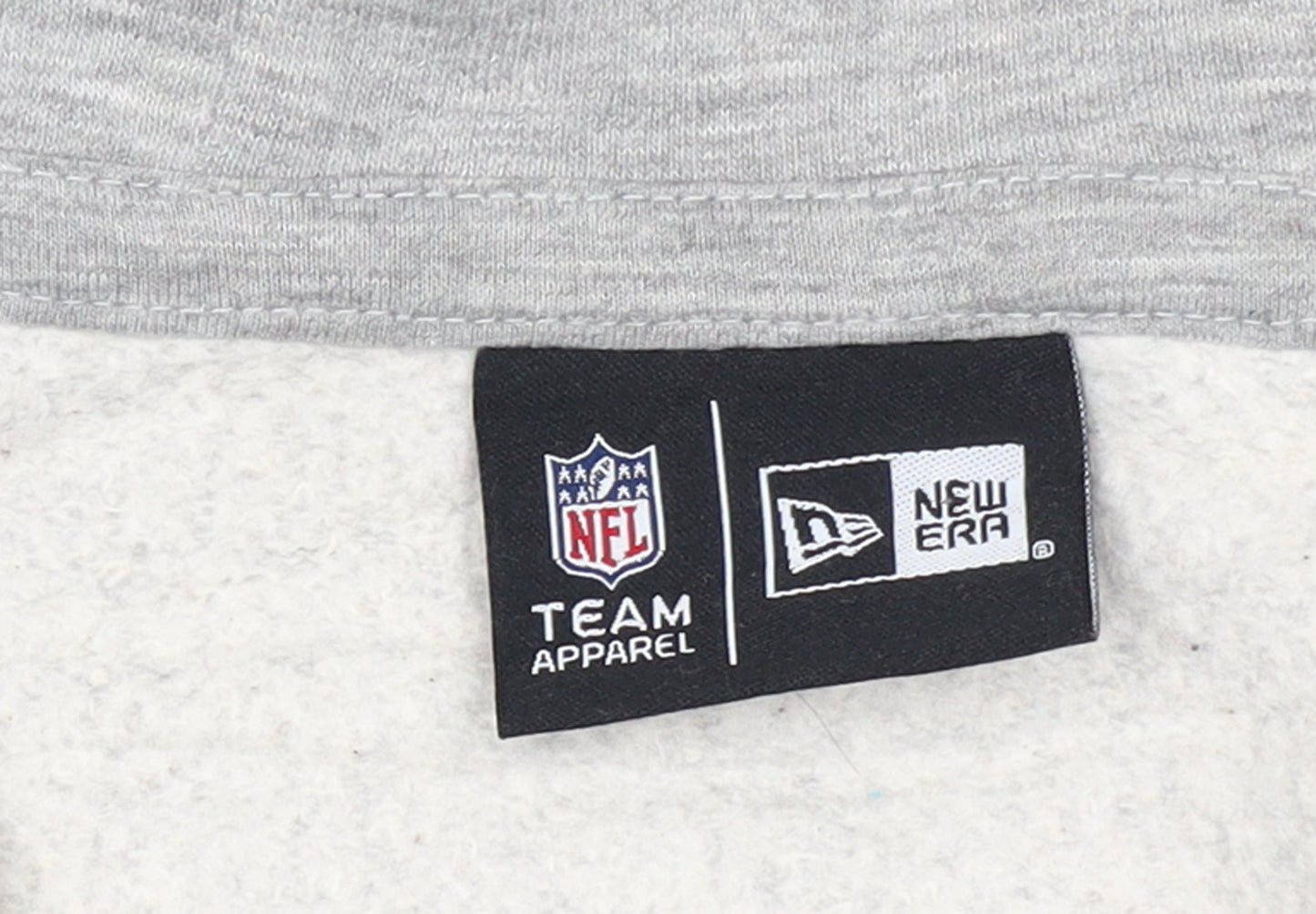 New Era Men’s Grey XL Full Zip Baltimore Ravens Hoodie