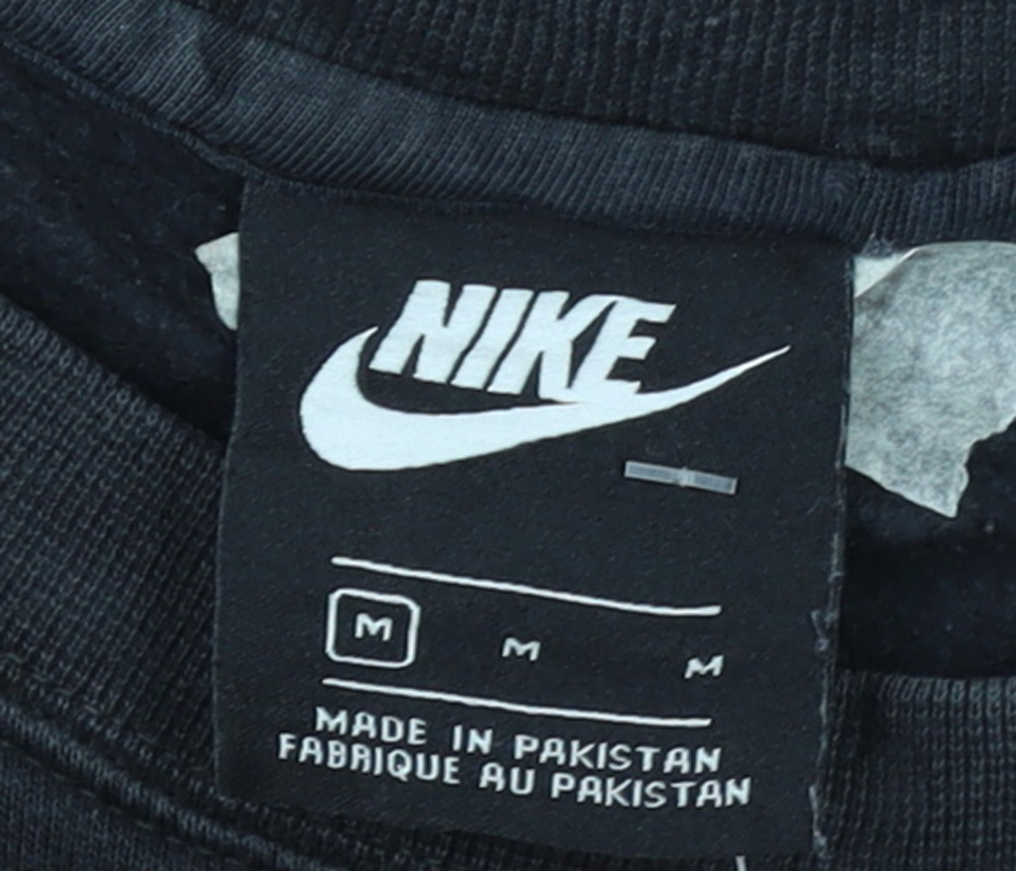 Nike Men's Black Fleece Pullover Sweatshirt M Regular Fit