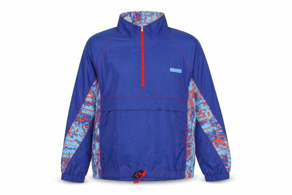 Decathlon Unisex Kids Blue M Windbreaker Lightweight Activewear Jacket