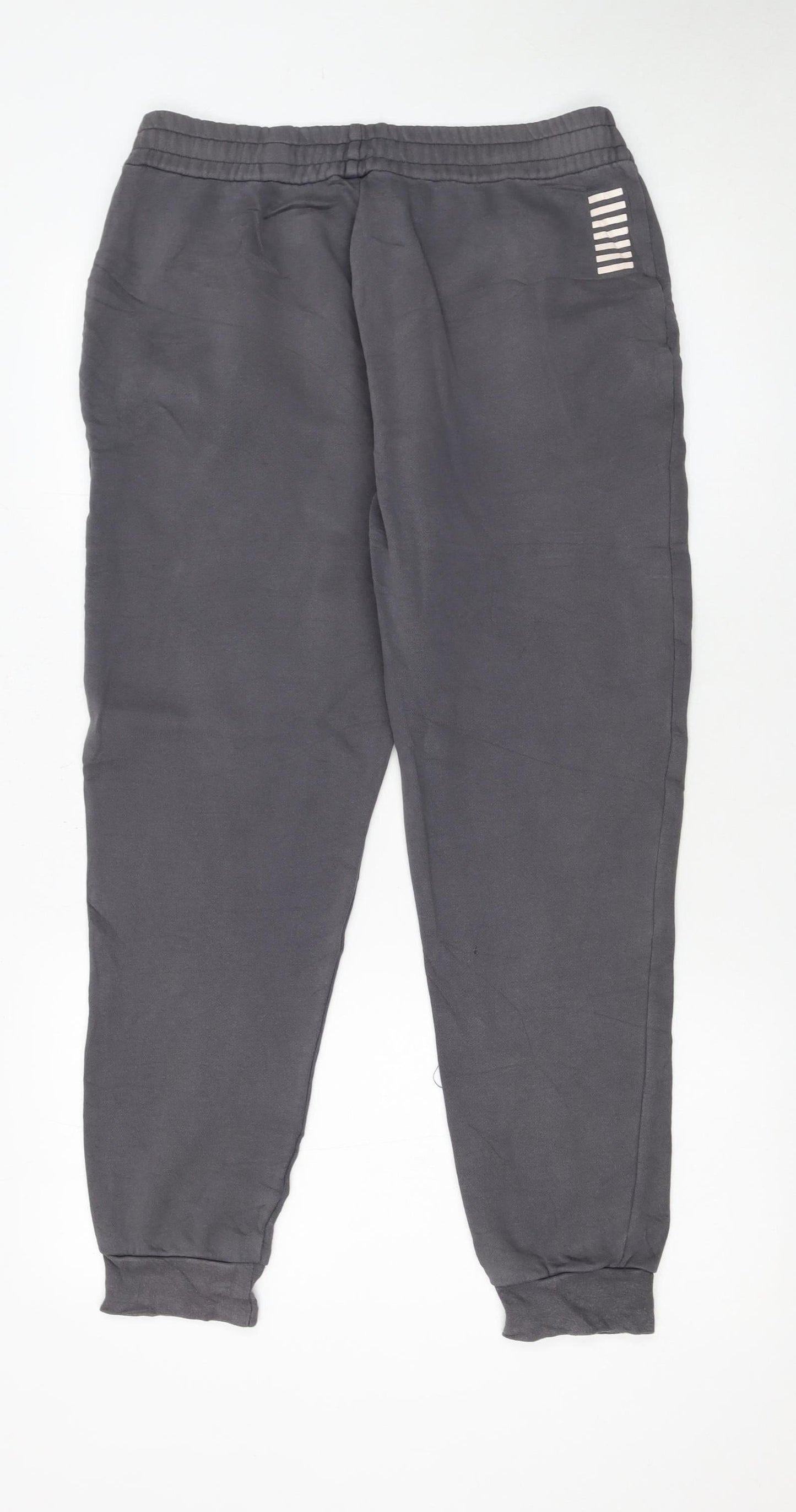 Emporio Armani EA7 Men's Grey Jogger Trousers M Regular Fit