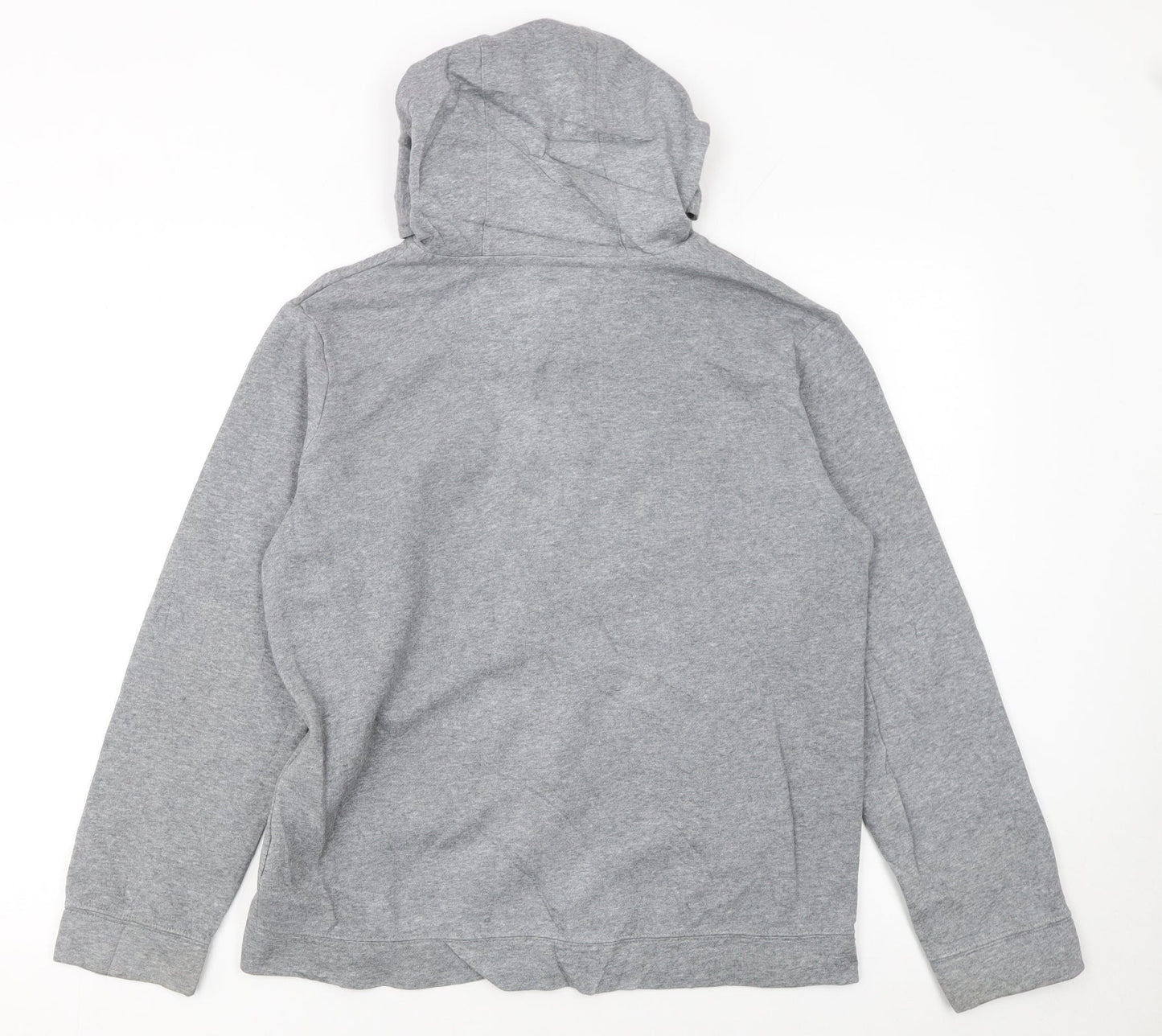 Nike Boys Grey Full Zip Hoodie XL 158-170cm Cotton Blend Casual