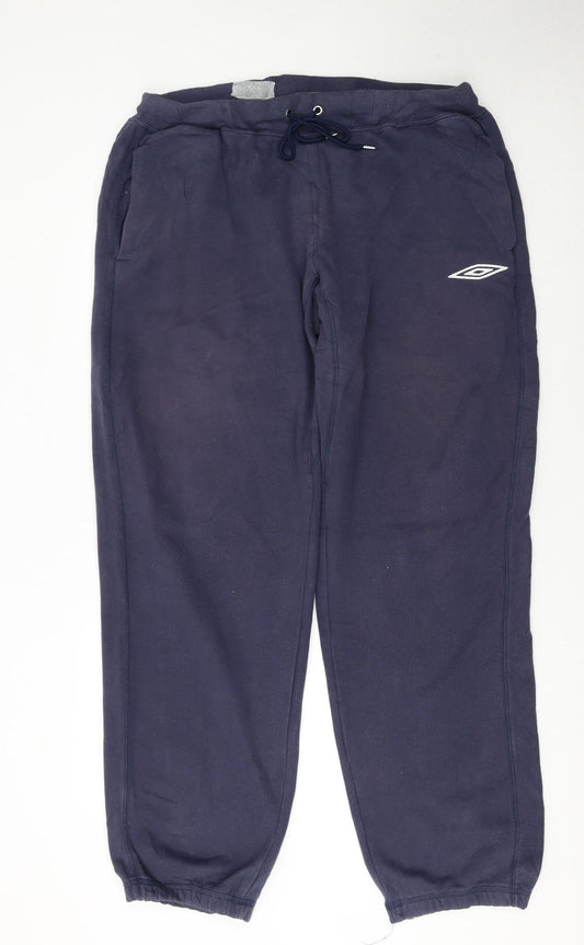 Umbro Men's Blue XL Fleece Sweatpants Joggers