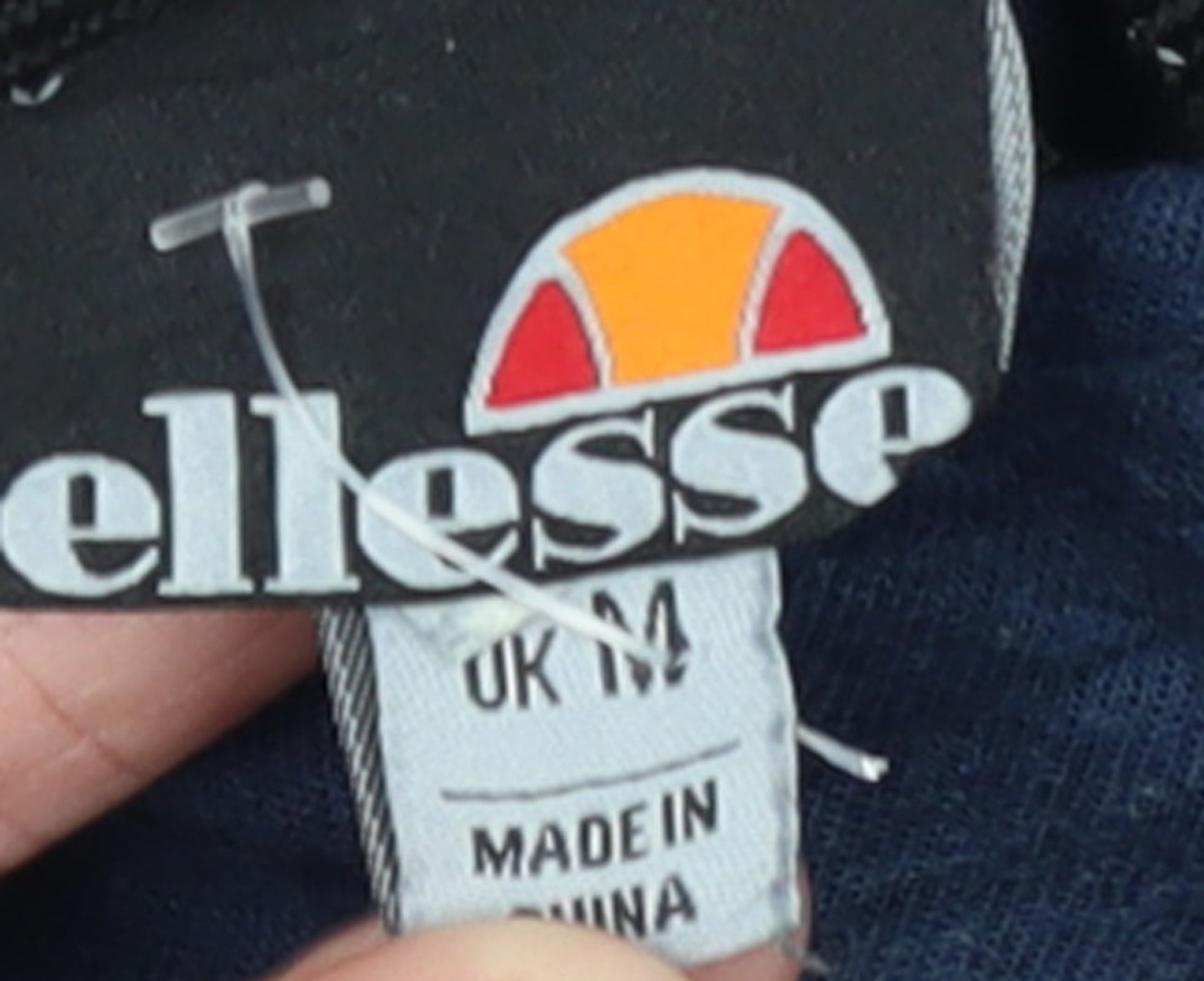 Ellesse Men's Blue Pullover Hoodie M Logo Graphic Sportswear