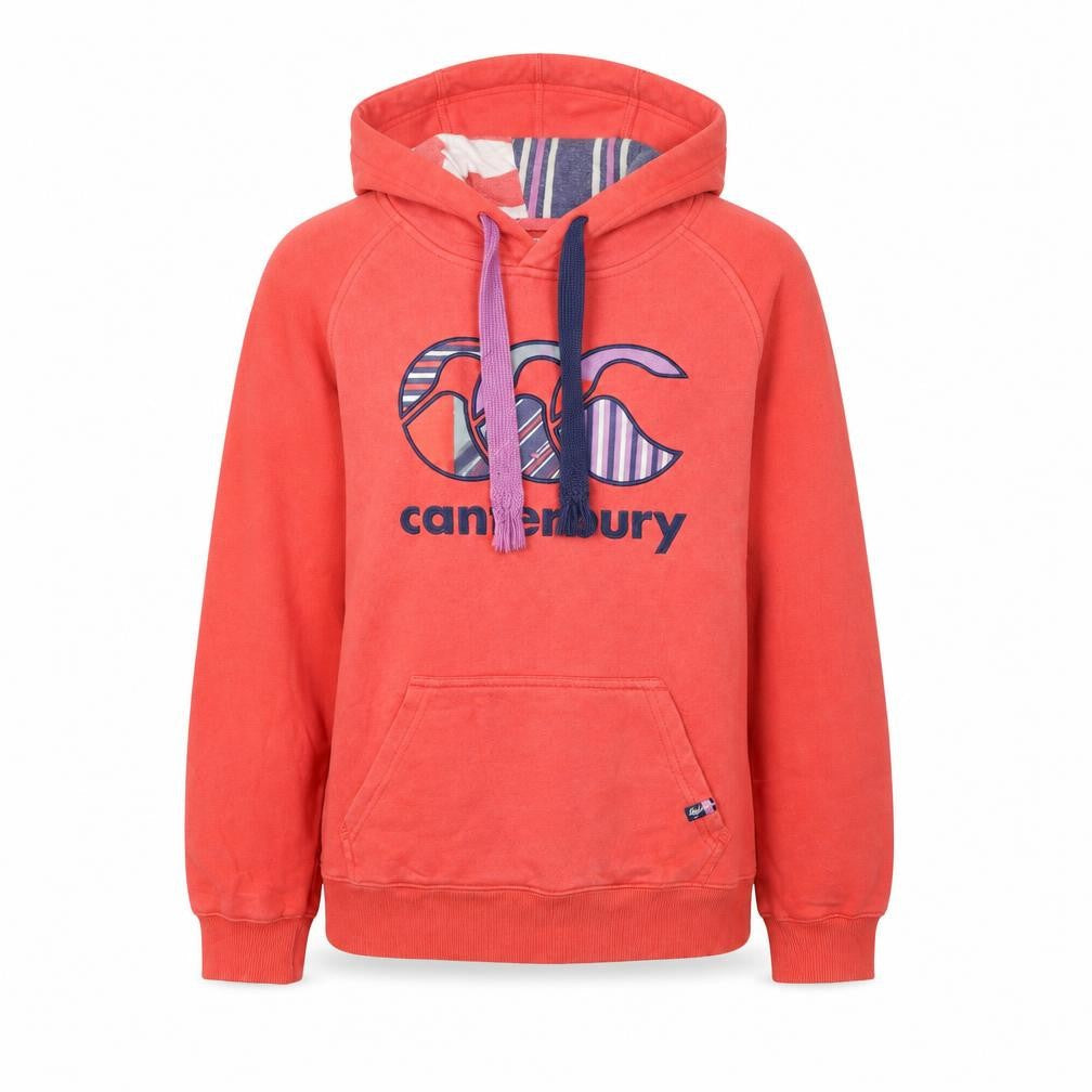 Canterbury Women's Red Hoodie Size 8 Pullover Logo Uglies Collection