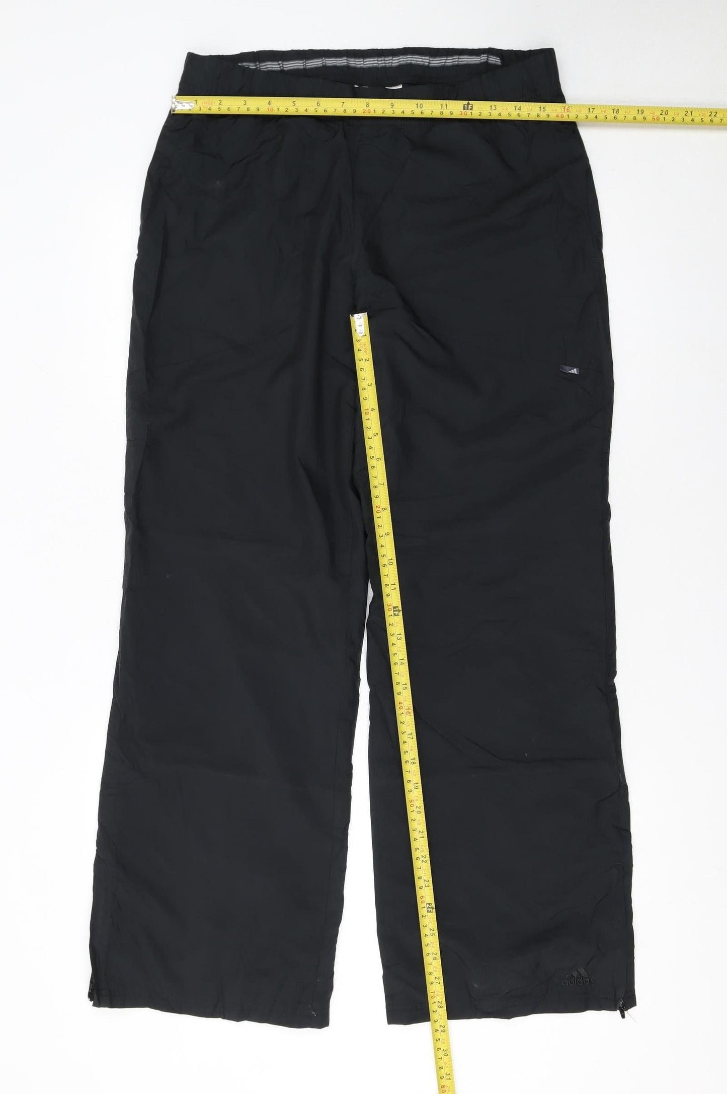adidas Womens Black Size 12 Walking Trousers Lightweight Activewear