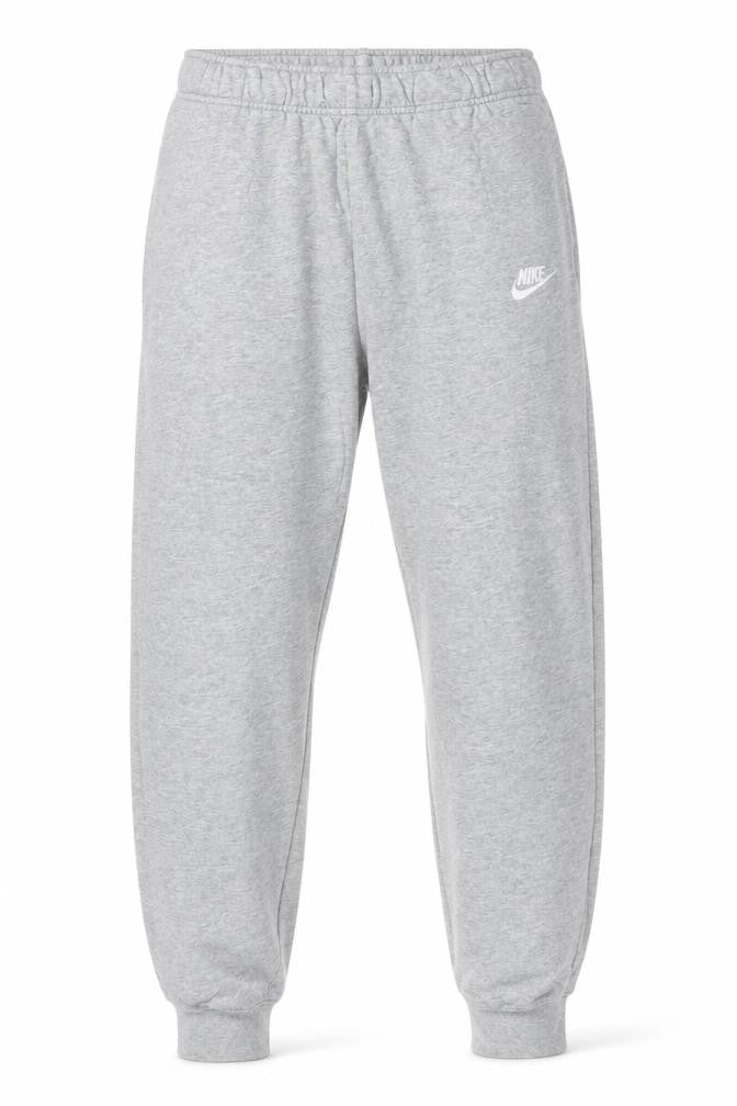 Nike Men's Grey Sweatpants S Regular Fit Cotton Blend