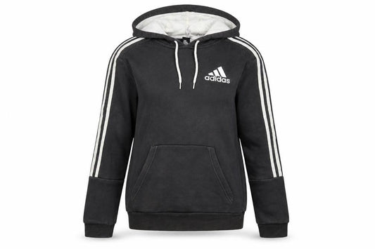 Adidas Women Black Pullover Hoodie Small Hooded Sweatshirt