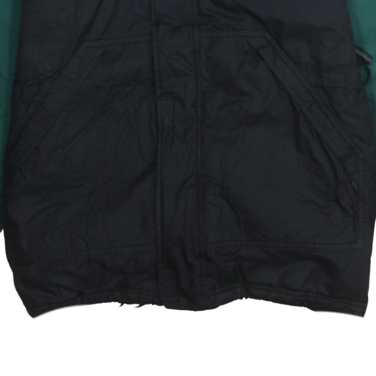 Adidas Men’s Green & Black Windbreaker Jacket L Hooded Sportswear