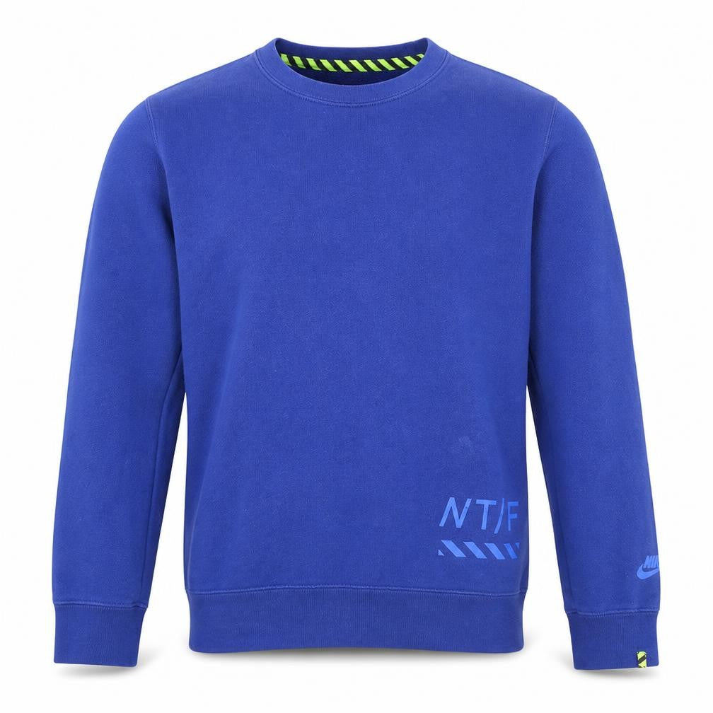 Nike Men's Blue Crew Neck Pullover Sweatshirt Size S