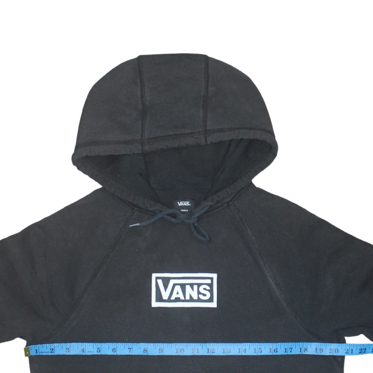 Vans Men's Black Small Pullover Hoodie Graphic Skate Sweatshirt