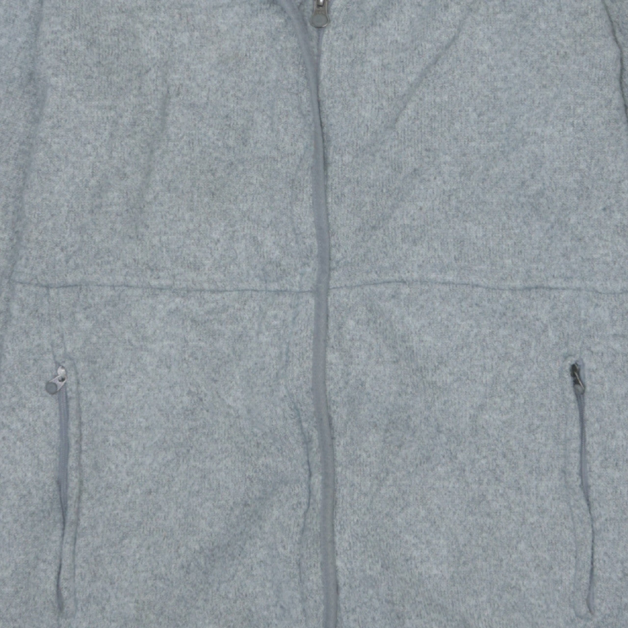 The North Face Womens Grey Fleece Full Zip Jacket XL