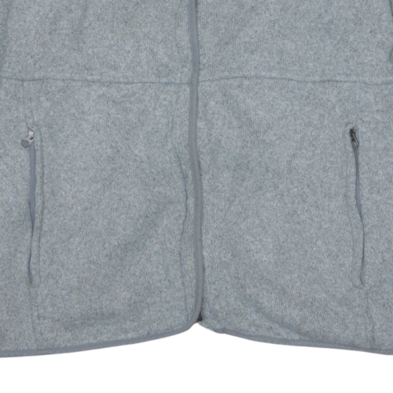 The North Face Womens Grey Fleece Full Zip Jacket XL