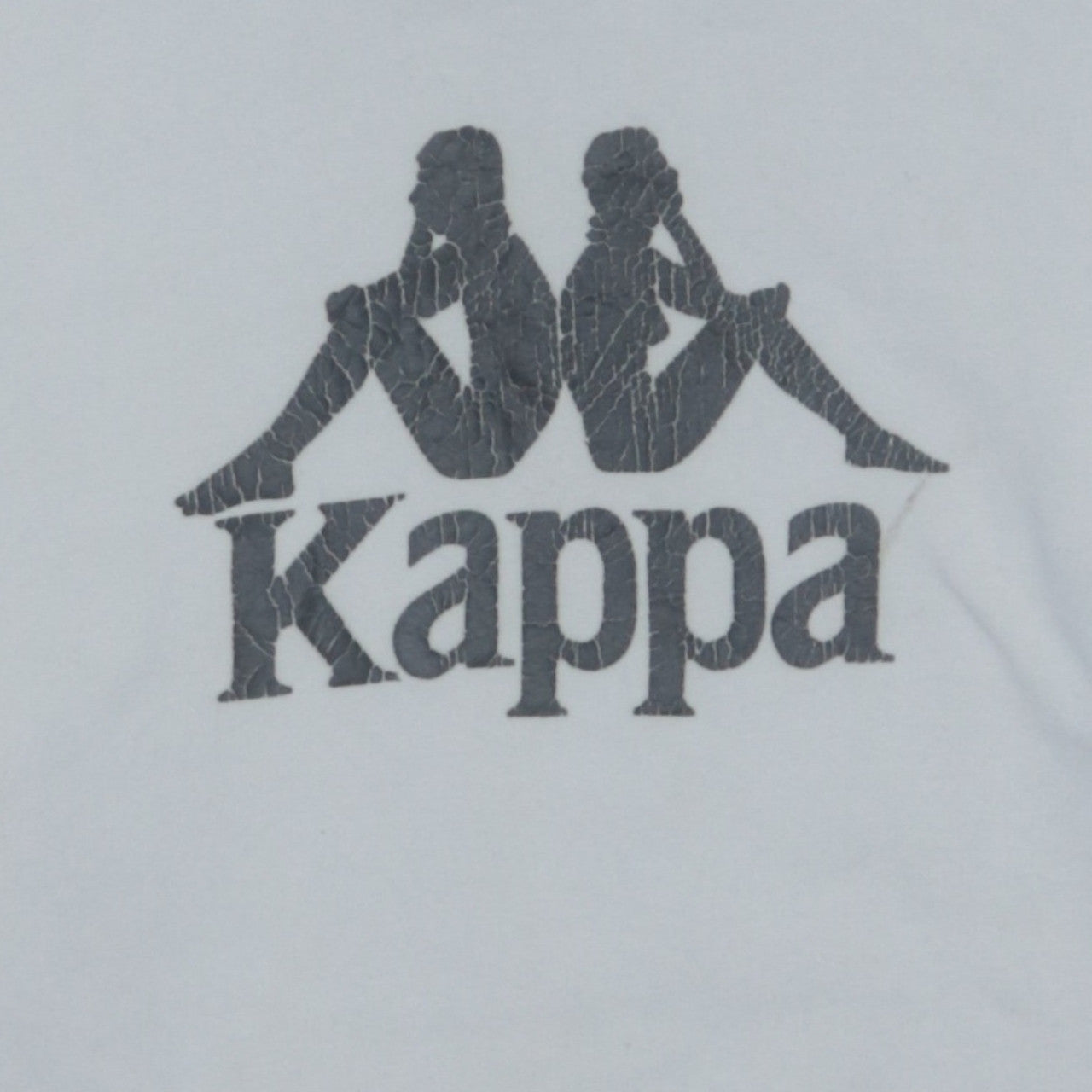 Kappa Men's White Pullover Hoodie Small Logo Graphic Sportswear