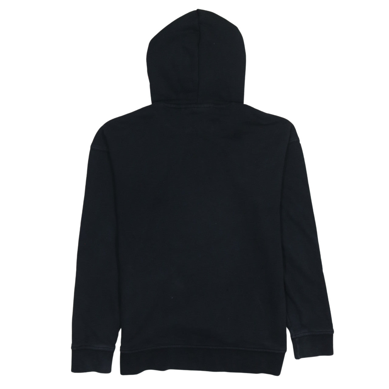 Adidas Womens Black Pullover Hoodie Size 4 Logo Print Casual Sweatshirt