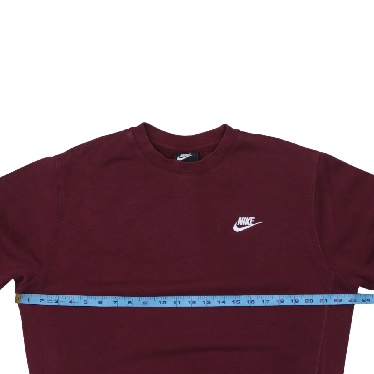 Nike Men's Maroon Crew Neck Sweatshirt Small Tall Cotton Blend