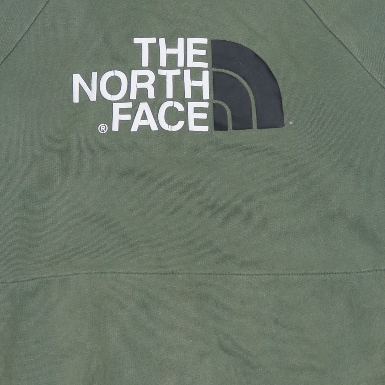 The North Face Mens Green Pullover Hoodie L Outdoor Fleece Sweatshirt