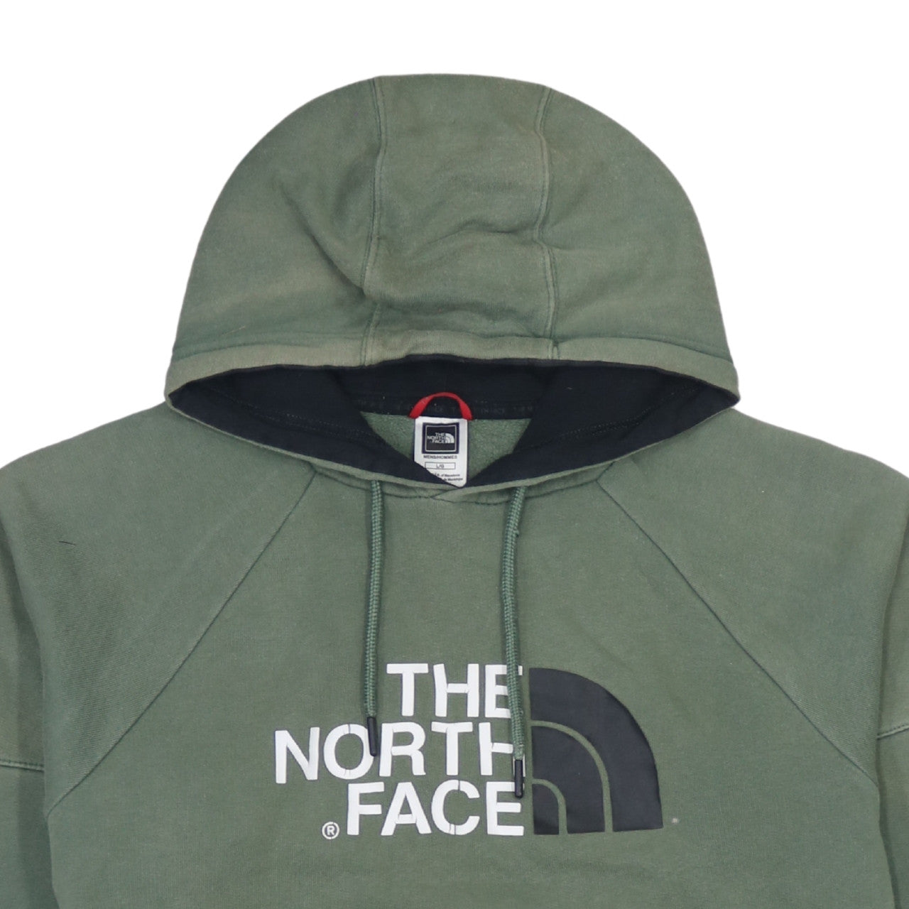 The North Face Mens Green Pullover Hoodie L Outdoor Fleece Sweatshirt
