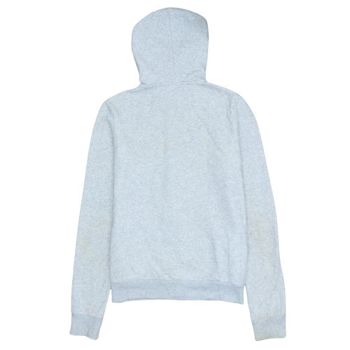 Puma Women Grey Full Zip Hoodie Size 12 Hooded Sweatshirt