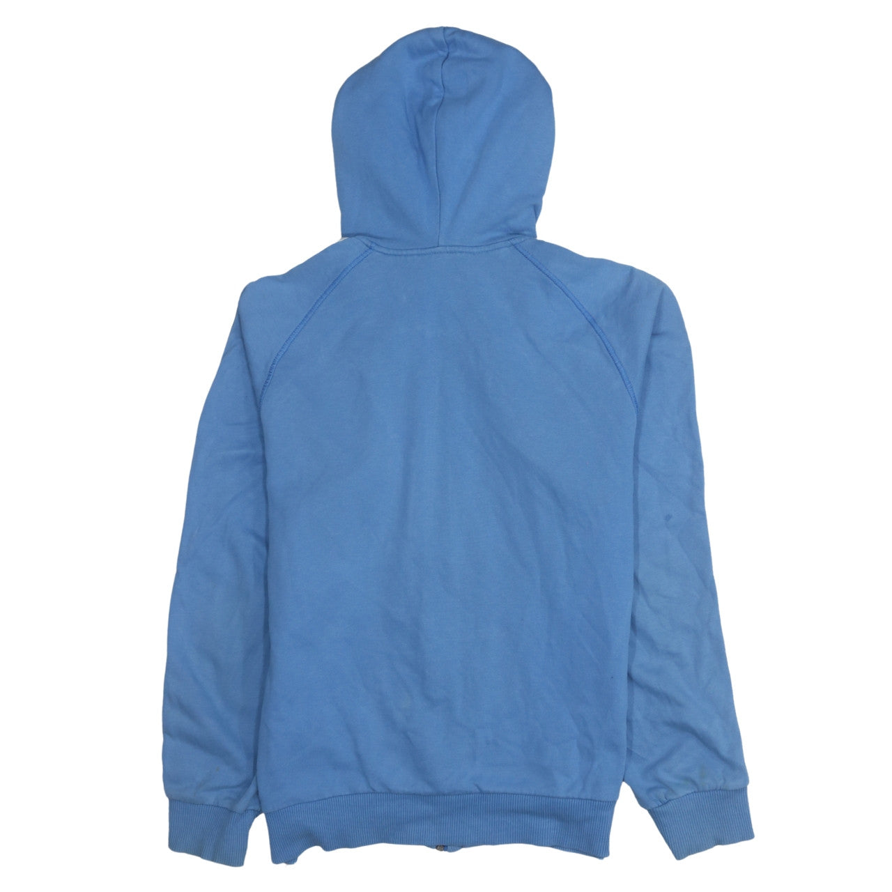 Adidas Women Blue Full Zip Hoodie Small Essentials Sportswear