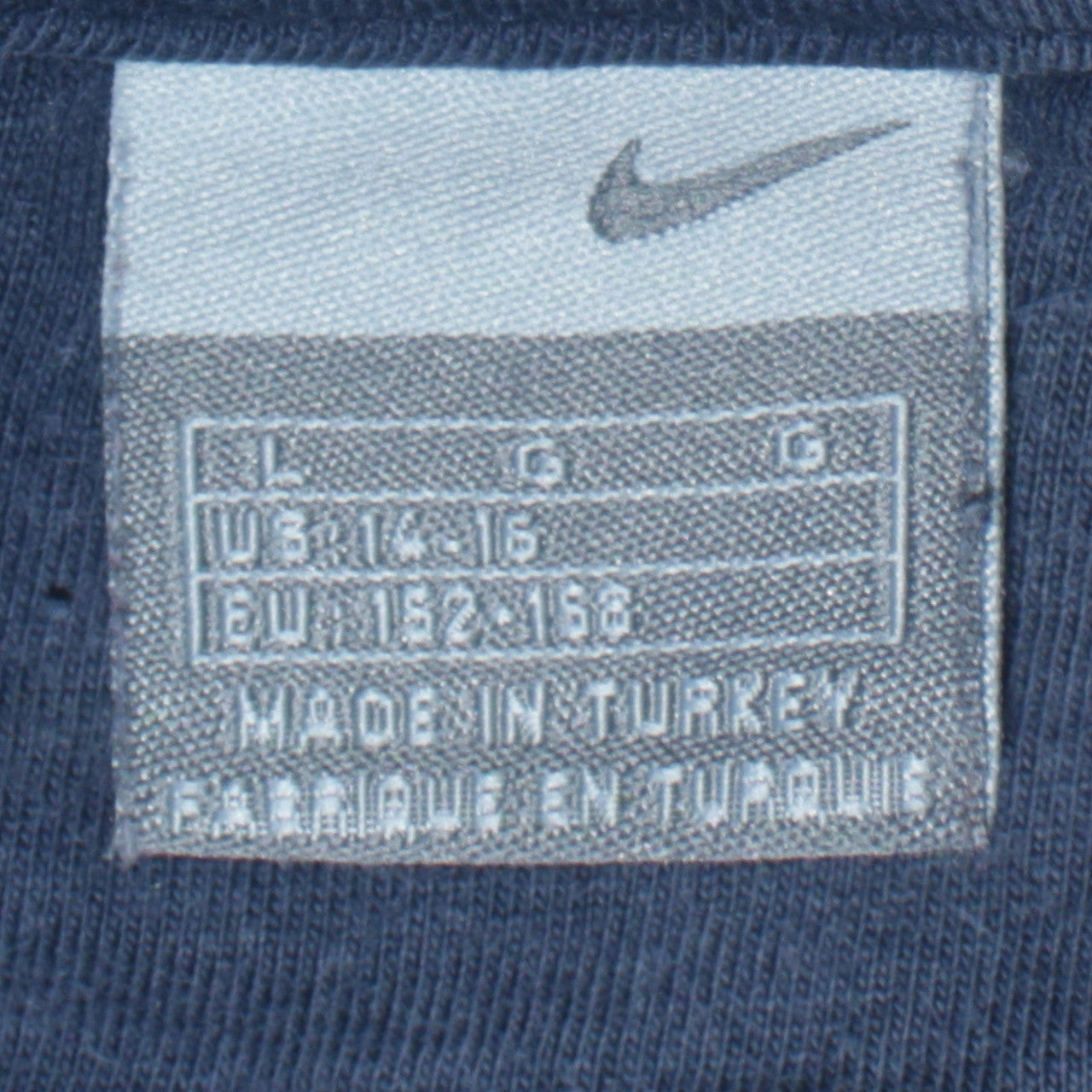 Nike Boys Navy Blue Large Crew Neck Pullover Sweatshirt 14-16 Years