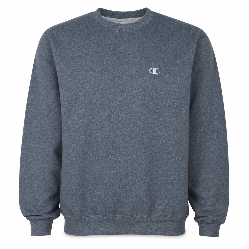 Champion Men’s Grey Pullover Sweatshirt M Fleece Crew Neck