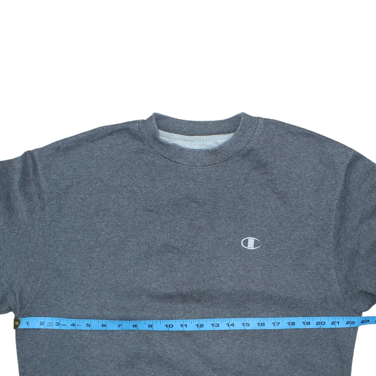 Champion Men’s Grey Pullover Sweatshirt M Fleece Crew Neck