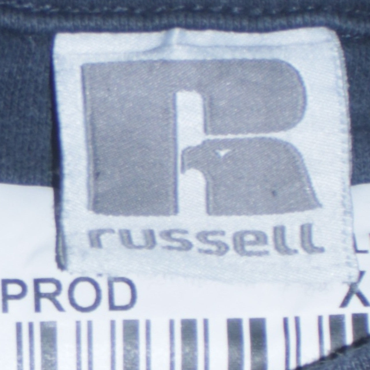 Russell Mens Blue Crew Neck Pullover Sweatshirt Size L