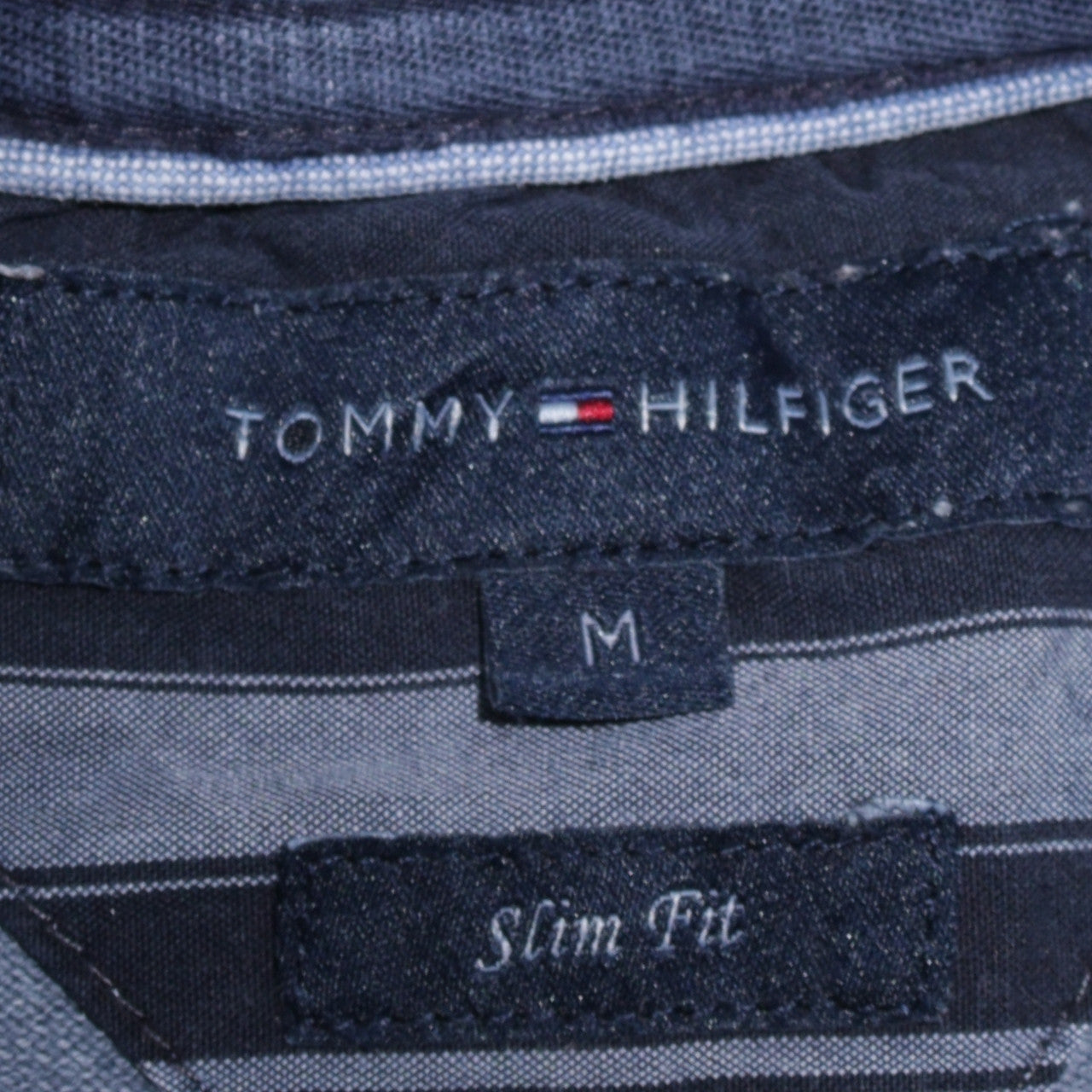 Tommy Hilfiger Men's Blue Slim Fit Polo Shirt Size M