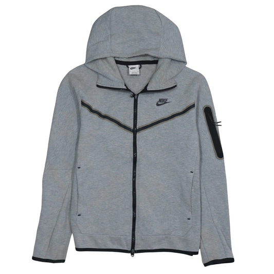 Nike Men's Grey Full Zip Hoodie Size S Sportswear Jacket