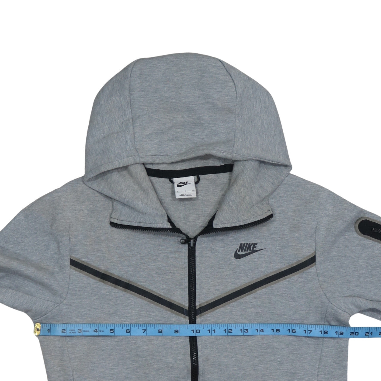 Nike Men's Grey Full Zip Hoodie Size S Sportswear Jacket