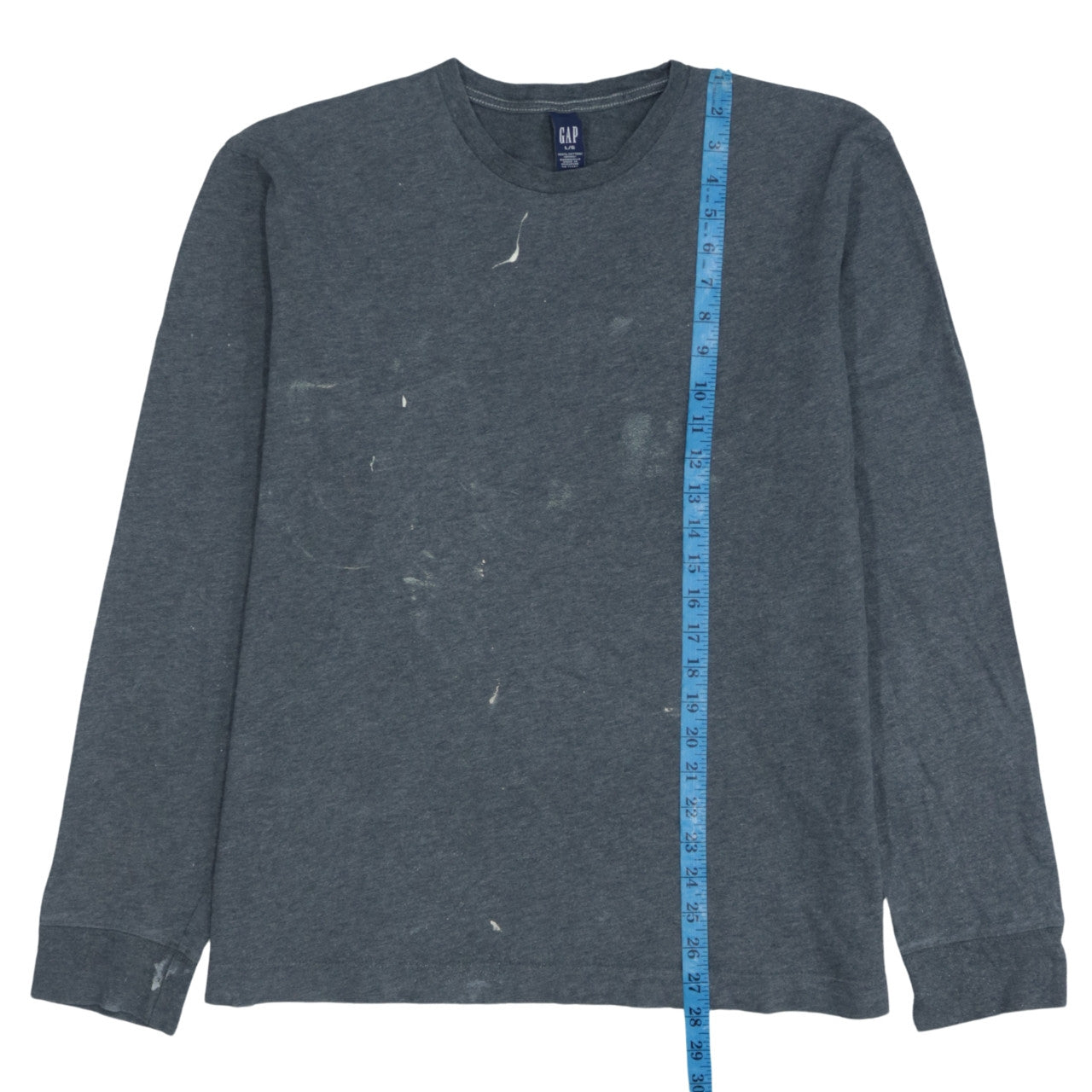 GAP Men's Grey Cotton Crew Neck Pullover Sweatshirt Size L