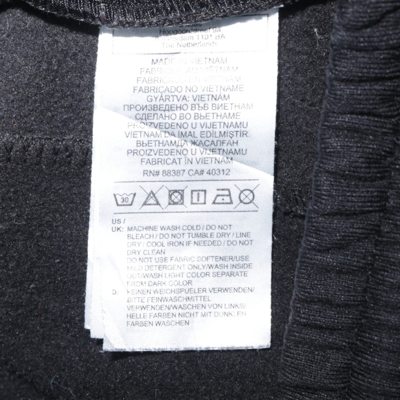 Adidas Men Black Jogger Trousers Medium Regular Fit