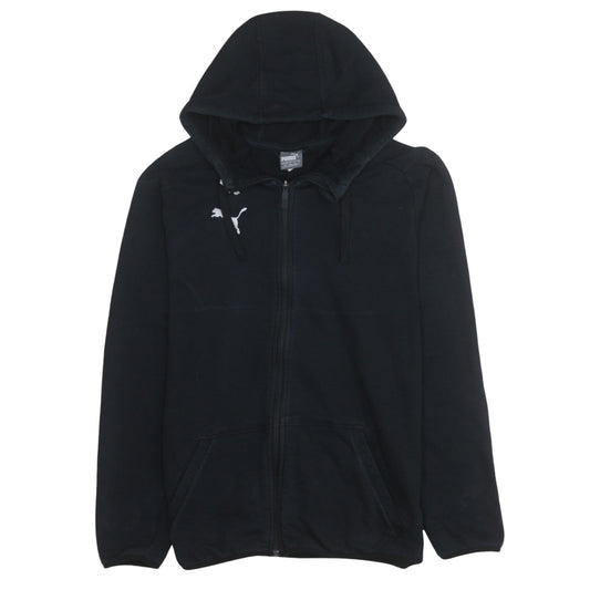 Puma Men's Black Full Zip Hoodie Size S Regular Fit Sportswear