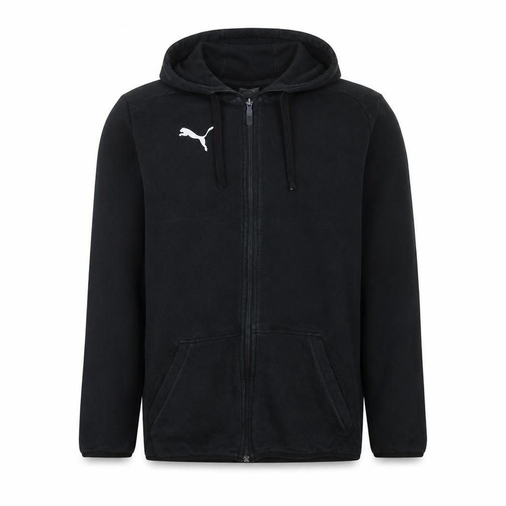 Puma Men's Black Full Zip Hoodie Size S Regular Fit Sportswear