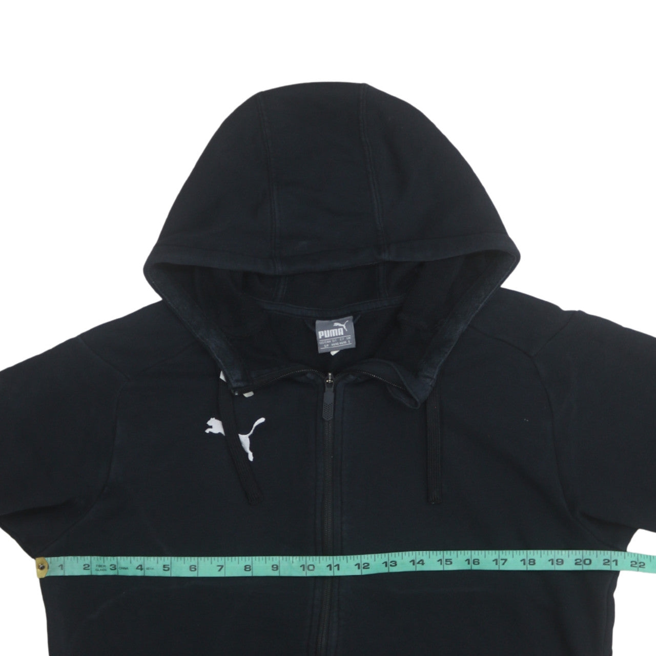 Puma Men's Black Full Zip Hoodie Size S Regular Fit Sportswear