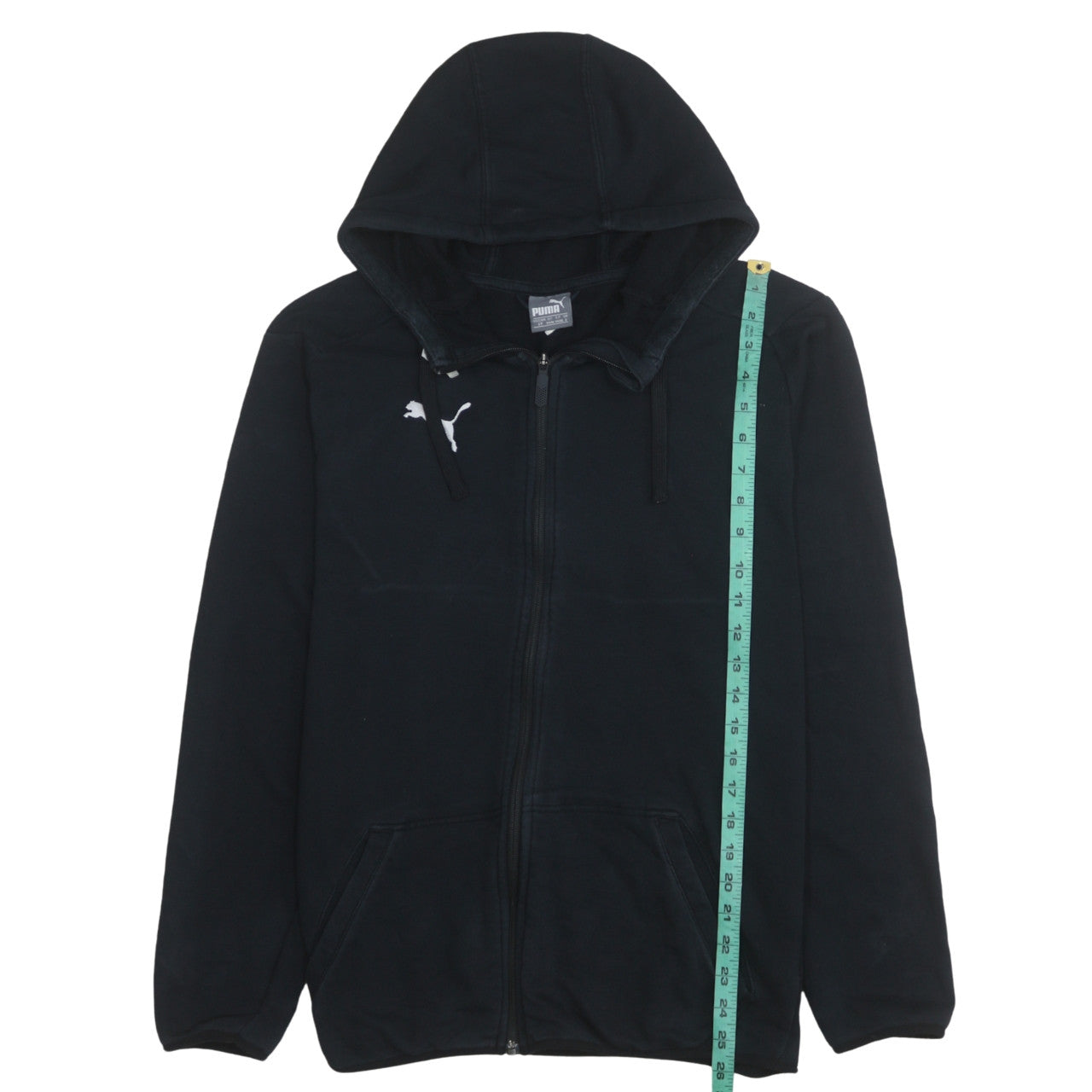 Puma Men's Black Full Zip Hoodie Size S Regular Fit Sportswear